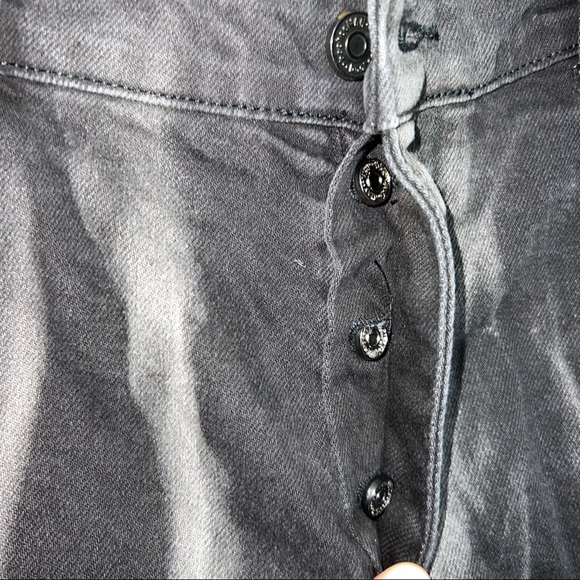 Relaxed Fit Bleached Jean Short - Picture 2 of 3